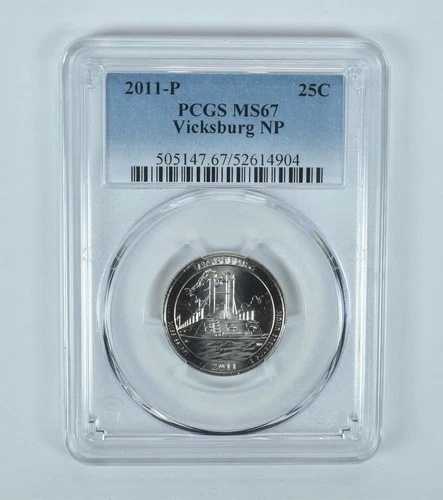 2011-P ワシントン クォーター ATB ビックスバーグ MS67 PCGS