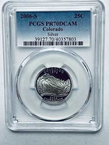 2006-S コロラド州シルバークォーター PCGS PR70DCAM