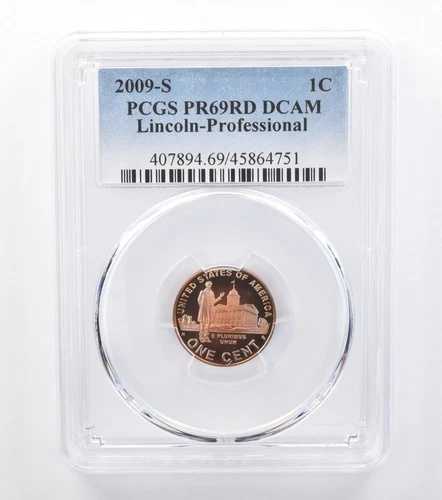 2009-S リンカーンセント プロフェッショナルライフ PR69 RD DCAM PCGS 美しいトーン *7741