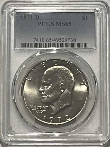 1972-D アイゼンハワードル アイク PCGS MS65