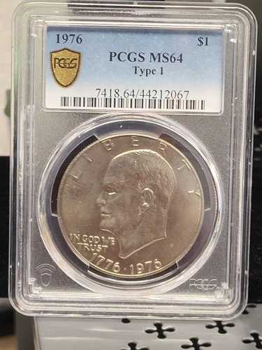 PCGS MS64 1976年 $1 タイプ1 アイゼンハワー ドル