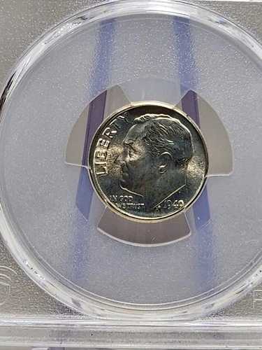 1949-D ルーズベルト ダイム PCGS MS67 フルバンド 35,035円