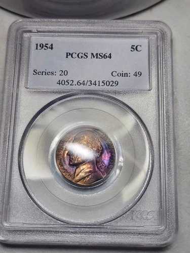 1954年 ジェファーソン ニッケル PCGS MS-64