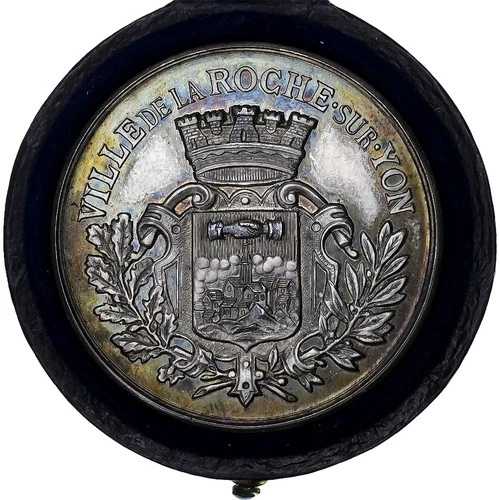 [#1279488] フランス、トークン、ラ・ロッシュ・シュル・ヨン、博覧会犬、1890年、シルバー、MS