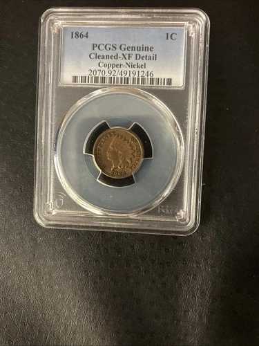 1864年製インディアンヘッドペニー 1C PCGS 正規品 XF 詳細