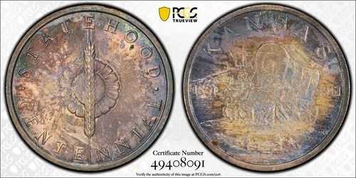 1961年 カンザス州制施行100周年記念 HK-586 PCGS MS65