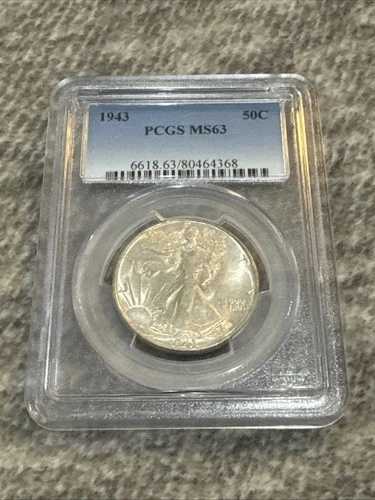 1943年ウォーキング・リバティ・ハーフダラー PCGS MS63