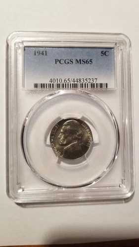 1941-P ジェファーソン・ニッケル - PCGS MS65 / ナイスステップ・ディテール
