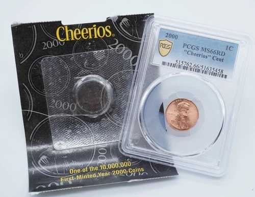 2000年 リンカーン記念館 1セント チェリオス セント PCGS MS66RD COA付き - U2286