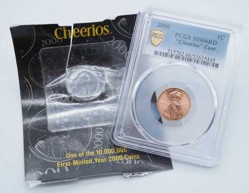 2000年 リンカーン記念館 1セント チェリオス セント PCGS MS66RD COA付き - U2258