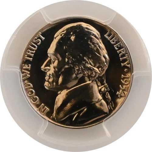 PR66 1954年 ジェファーソン ニッケル PCGS グレード US 5C プルーフ P-MINT EXACT コインの1つ