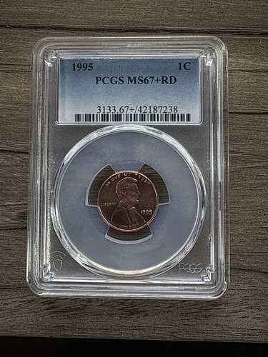 1995年 PCGS MS67+RD リンカーンセント