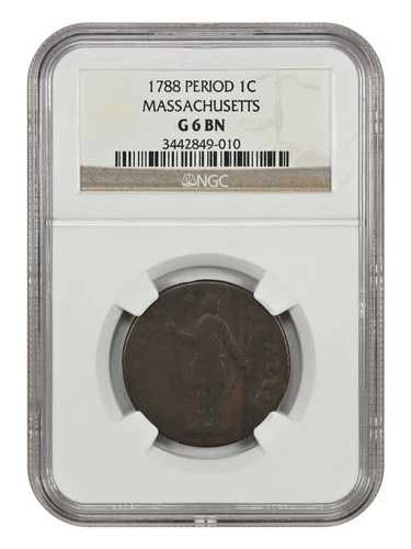 1788年 マサチューセッツ セント NGC グッド 06 (時代) - コロニアル