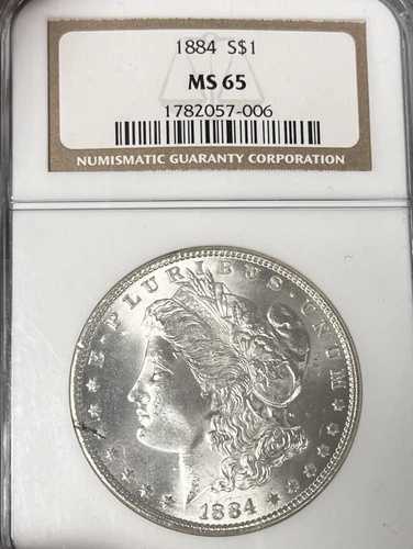 1884年 NGC MS65 PQ! モルガン銀貨