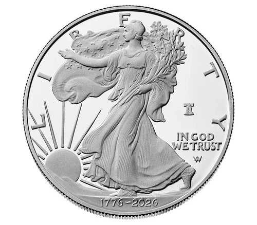 2026年 W 250周年記念プルーフ シルバーイーグル NGC PF 69 UC 初リリース 先行販売 75,625円