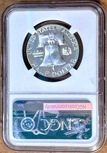 スーパージェム 1956 MS-68 カメオ プルーフ - NGC - 本物の白黒カメオ - 汚れのない宝石