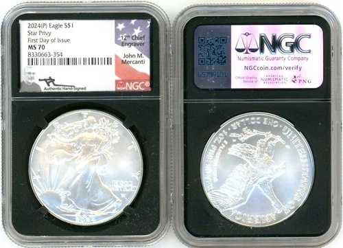 2024(P) ASE Star Privy MS70NGC 発行初日Mercantiサインラベル 75,625円