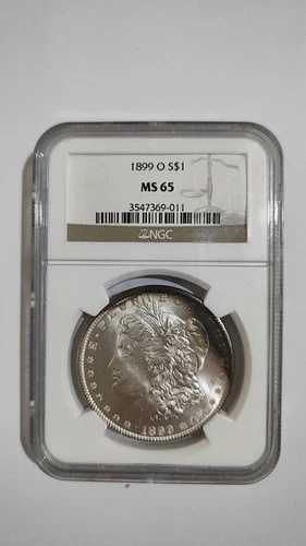 1899O 米国モルガン銀貨 1ドル NGC MS65 GEM UNC