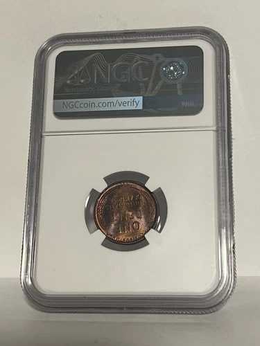 NGC MS-66 RB 1909-P VDB リンカーン セント、美しい木目調の標本。