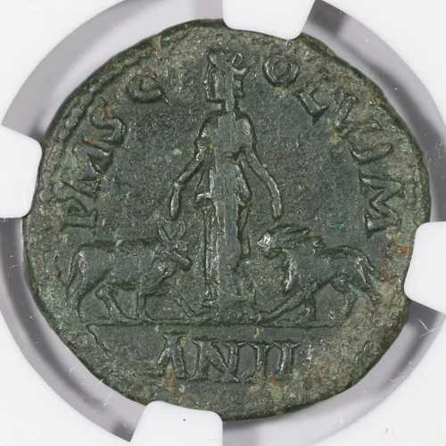 ゴルディアヌス 3 世 AE30 ローマ発行 ヴィミナシウム モエシア ブロンズコイン 238-244 AD - NGC VF