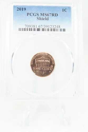 2019-P PCGS MS67RD リンカーンシールドセント ビジネスストライク 1C