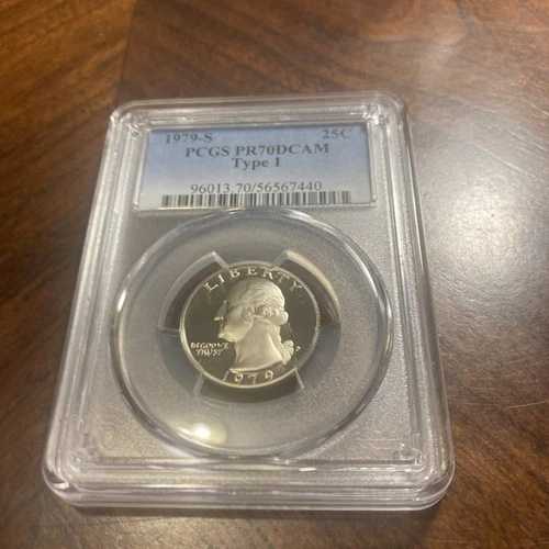 1979-S タイプ 1 クォーター PCGS PR 70 Dcam!