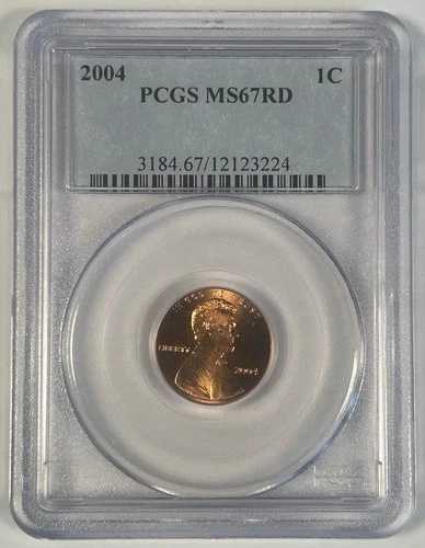 2004年 リンカーン記念館 ペニー PCGS MS 67 RD