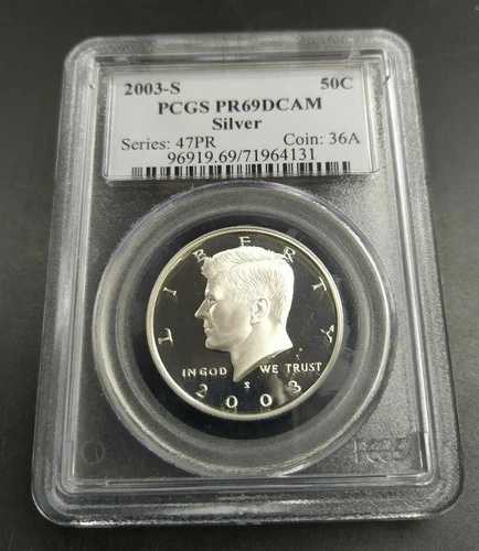 2003 S ケネディ プルーフ 1/2 ドルコイン PF69 UCAM PCGS DCAM シルバー #131-
