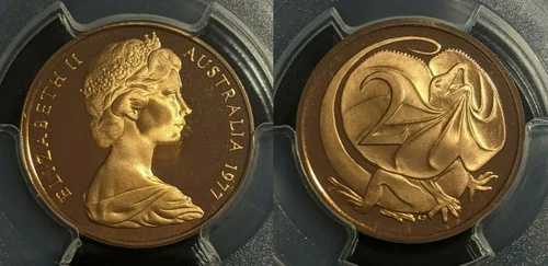 1977年 プルーフ 2セント 2セント オーストラリア PCGS PR69DCAM FDC UNC #1822 37,895円