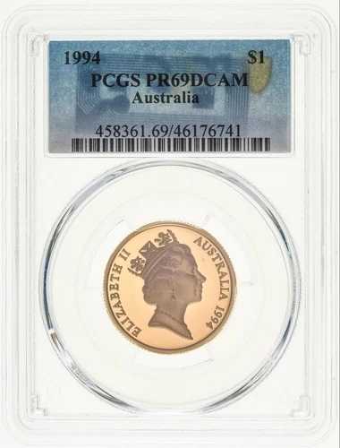 1994年 プルーフ 1ドル $1 オーストラリア PCGS PR69DCAM FDC UNC #3709