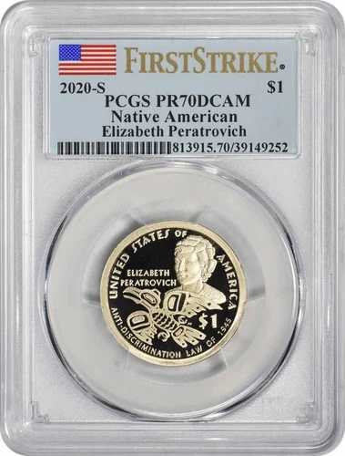 2020-S サカガウィア ネイティブアメリカンドル PR70DCAM ファーストストライク PCGS