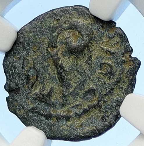 ポンティウス・ピラト ティベリウス エルサレム イエス・キリスト裁判 古代ローマ貨幣 NGC i106191