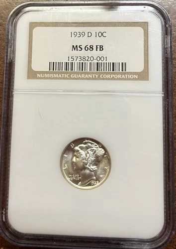 1939 D FSB マーキュリーダイム NGC 163,900円