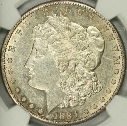 1884-S モルガン・ダラー NGC AU55｜WORLD RESOURCE【QUEEN店】