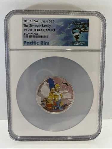 2019P 2オンス ツバル S$2 NGC PF 70 ウルトラカメオ シンプソンファミリー