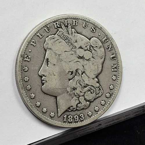 1893-CC モルガン・ダラー - 良品 (#59117-L)