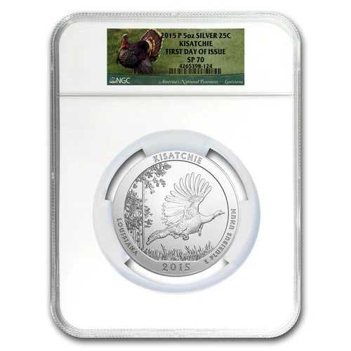2015-P 5オンス シルバー ATB キサッチー SP-70 NGC (発行初日)|WORLD RESOURCE【QUEEN店】