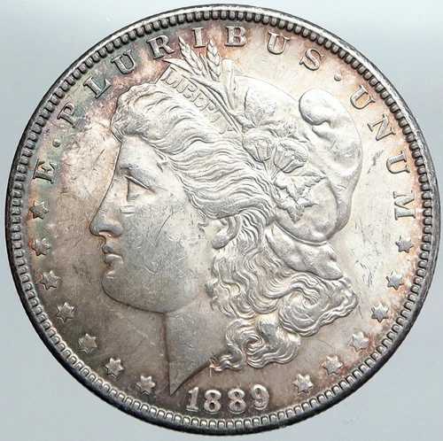 1889年 P アメリカ合衆国 シルバー オールド・モーガン USドルコイン イーグル i89107