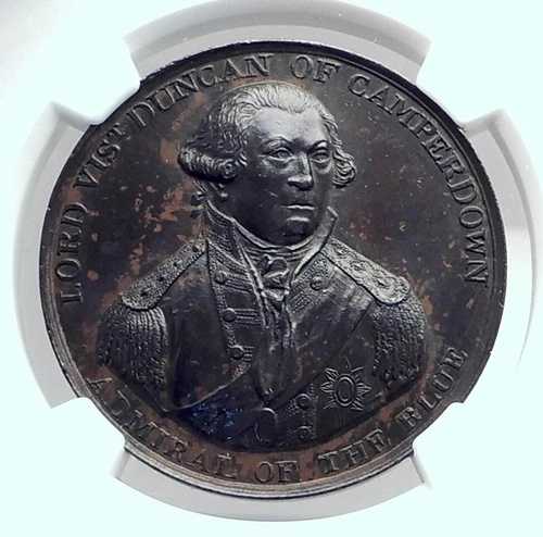 1797年 イギリス海軍 キャンパーダウン海戦 ダンカン勲章 NGC i81257｜WORLD RESOURCE【QUEEN店】
