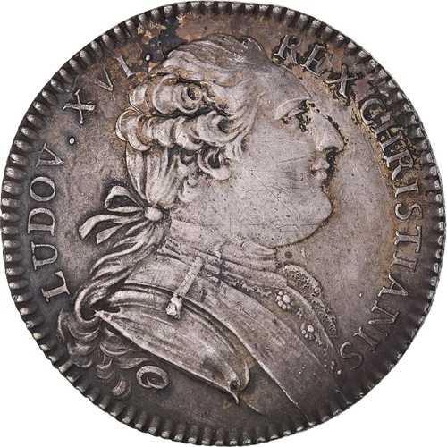[#869216] フランス、トークン、ルイ 16 世、Notaires de Soissons、AU、Sil、ver 243,650円