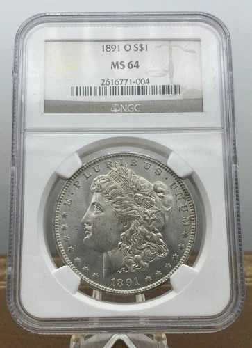 1891-O モーガン $1 ? MS64