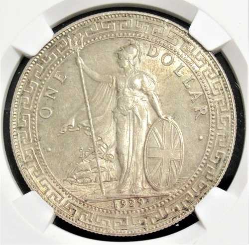 イギリス: ジョージ 5 世貿易ドル 1929-B MS63 NGC。 185,900円
