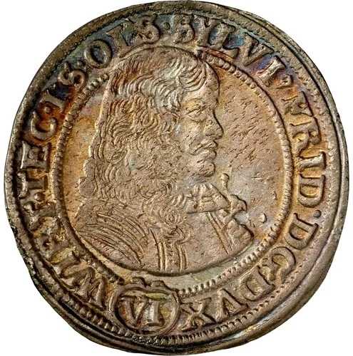 ドイツ - 1674-SP ヴュルテンベルク - フリードリヒ 6 クロイツァー - NGC MS63 - 素晴らしいカラー! 185,900円
