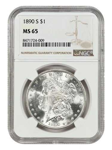 1890年-S $1 NGC MS65 - モーガンドル-|WORLD RESOURCE【QUEEN店】
