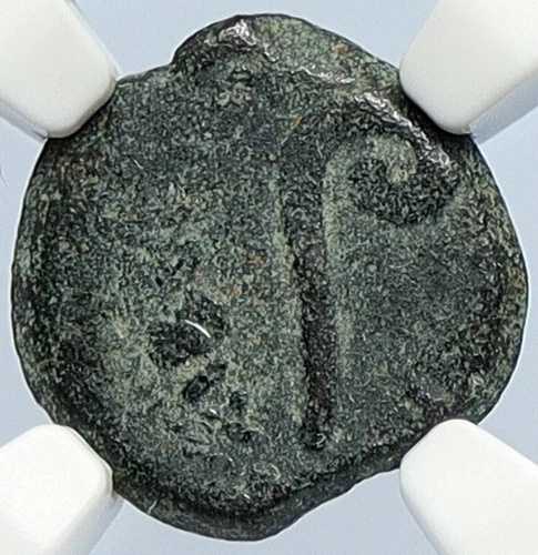 ポンティウス・ピラト ティベリウス エルサレム イエス・キリスト裁判 古代ローマ貨幣 NGC i105982
