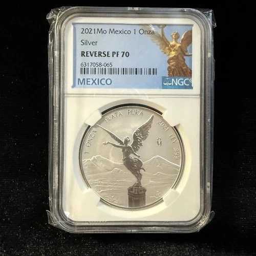 2021 リベルタ シルバー 1オンス プラタ オンザ リバース プルーフ NGC RP70 トップ ポップ!｜WORLD RESOURCE【QUEEN店】