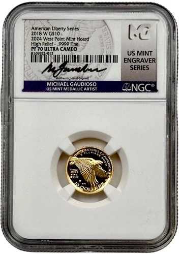 2018 W ガウディオソ ゴールド アメリカン リバティ $10 HR WP ホード 1/10 オンス コイン NGC PF 70 UC