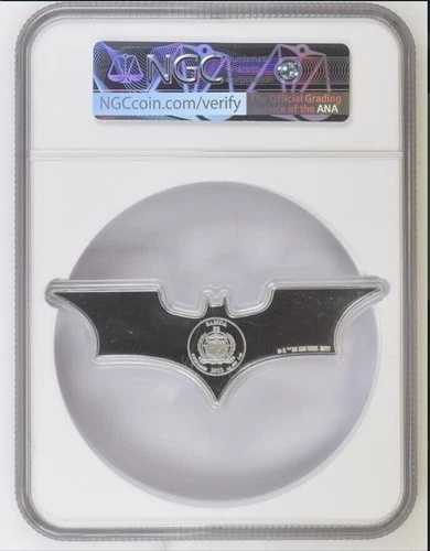 2022年 1オンス .999 シルバー サモア バットマン バタラン DC コミック型コイン NGC MS69
