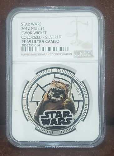 2012年 スターウォーズ NGC PR 69 NIUE 1オンス シルバー $1 \