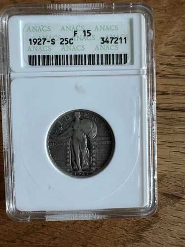 1927 S 25C スタンディングリバティクォーター F15 LOT(3) (1) F12